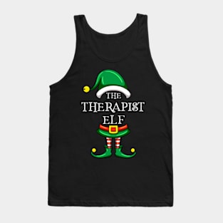 The Therapist Elf Matching Family Christmas Pajama Tank Top